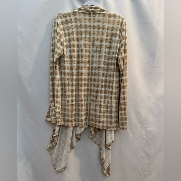 Lisa Rinna Collection Asymmetrical Open Front Cardigan M - Picture 2 of 4